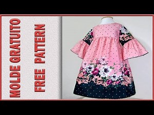 Vestido Floral 8 a 12 anos