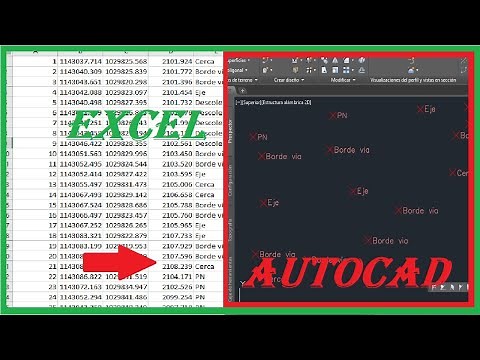 COMO PASAR PUNTOS DE EXCEL A AUTOCAD CIVIL 3D - SUPER FACIL