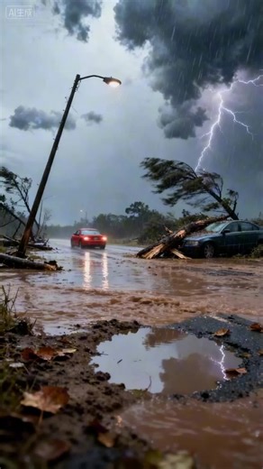 Shipping containers displaced by flood forces #flood #disaster #survival #science #weather