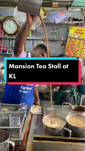 Must Try Roti Banjir and Teh Ding Dong at Mansion Tea Stall, Kuala Lumpur