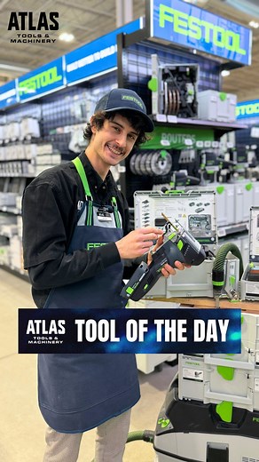 Atlas Tools & Machinery | Happy Festool Friday 💚 The Tool of the Day at Atlas! #Carvex 🤩Today’s Feature - Festool Cordless Carvex Jigsaw Kit! 👉Features automatic... | Instagram