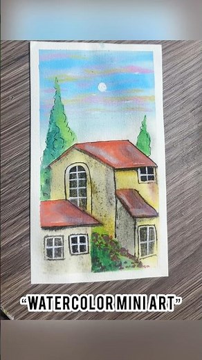 Easy Watercolor House Painting for Beginners