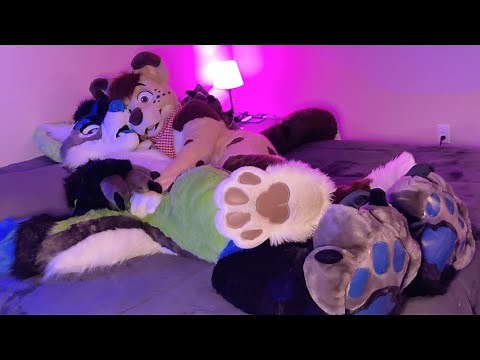 Literally Just 10 Minutes of Fursuit Cuddles (in my NEW FURSUIT)