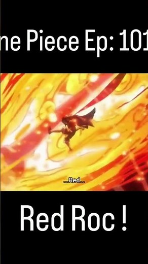 RED ROC!The animation for Luffy's punch in 🔥🔥One Piece Episode 1015 ‪@UnrealEntGaming‬ ‪@NTNOTE‬