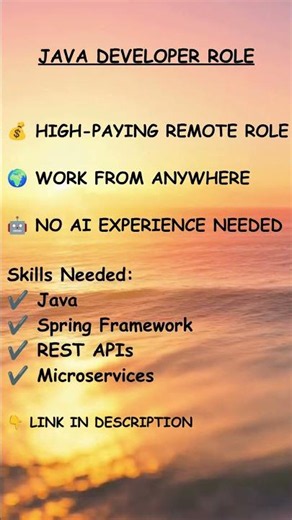 Remote Java Jobs Paying in USD 💰 | AI | Tech | Work from Anywhere