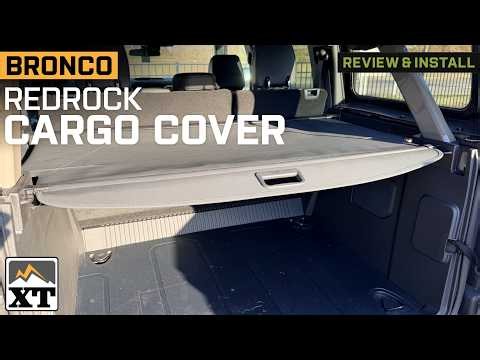2021-2026 Bronco RedRock Cargo Cover Review & Install