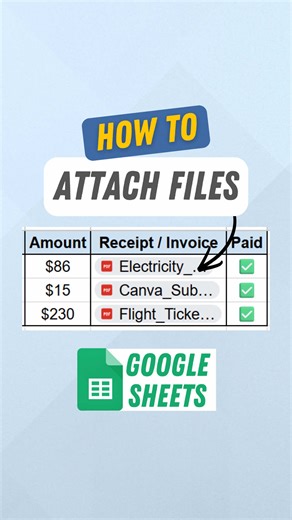 Attaching PDF Files in Google Sheets: Smart Chips Guide