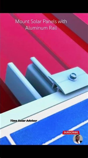 How To Mount Solar Panels on a Roof Using Aluminium Rails | Step-by-Step Solar Installat #diysolar