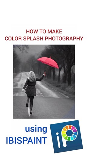 IBISPAINT TUTORIAL - COLOR SPLASH PHOTOGRAPHY #fyp #tutorial #shorts #ibispaintx #photography