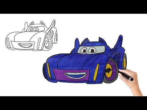Batwheels Drawing, Painting & Coloring For Kids and Toddlers_ Kids Art