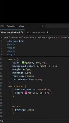 Website kasha Bane Html or CSS #coding #htmltag