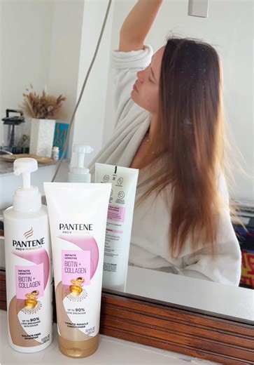 Tested The Pantene Infinite Lengths shampoo and conditioner 🙌🏻 Affordable and effective! Win win win My hair feels softer, smother, and way more manageable! #complimentary #Pantene #GiftedByPantene @Pantene @influenster