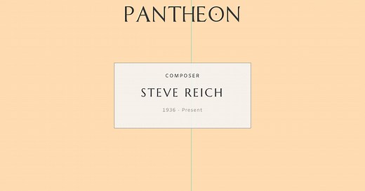 Steve Reich Biography | Pantheon