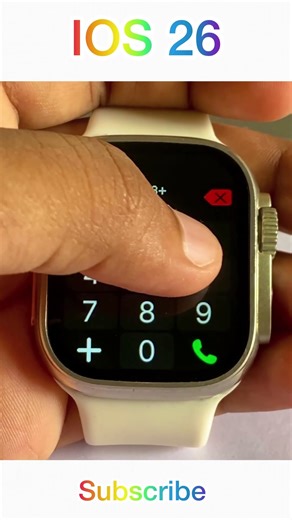 IOS 26 on Watch Ultra 🔥⌚ #ios26 #applewatch #smartwatch #watchultra #apple #appleproducts #trending