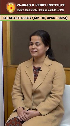 IAS Shakti Dubey AIR 1 UPSC 2024 | Mock Interview at Vajirao & Reddy Institute |IAS Toppers Strategy