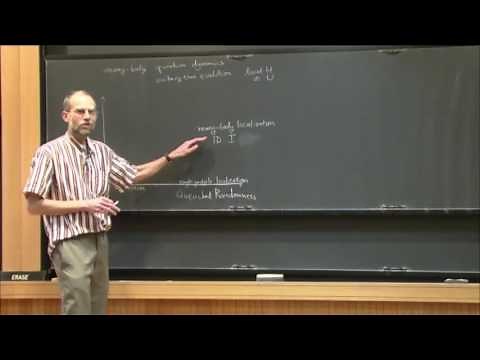 Many-body Anderson localization - David Huse