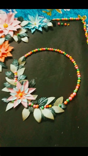 "black chart paper file decoration ideas 💡, art and crafts, made by thermocol balls🔴", #artwork