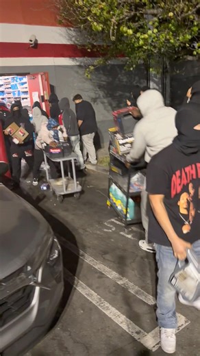 Auto Parts Store Raided By Locals #losangeles