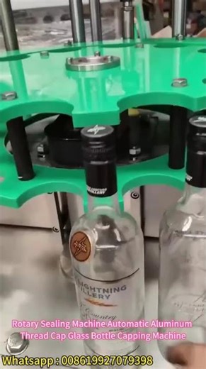 Automatic Capping Machine Ropp Aluminum Cap Glass Bottle Capper