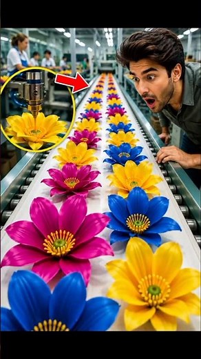 How Artificial Flowers Are Made | Amazing Flower Factory Process You Must See! #artificialflowers