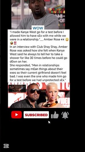 🔥 Amber Rose’s CURIOUS CONFESSION About Her Relationship With Kanye West! 😲💔