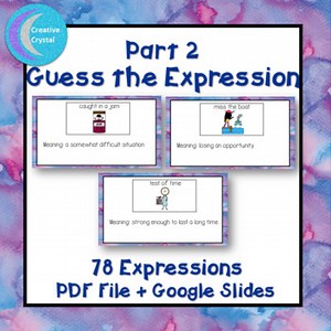 Expressions Sayings Idioms Puns Part 2 78 Slides PDF Google slides special ed