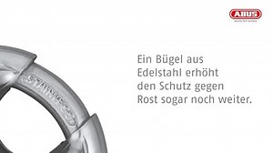 ABUS Diskus Vorhängeschloss 25/70 - wetterfest - inkl. 5 Schlüssel - mit präzisem Wendeschlüssel-System - ABUS-Sicherheitslevel 8 - Silber