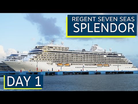 Regent Seven Seas Splendor Day 1: Embarkation, Sail Away and Dinner at Compass Rose
