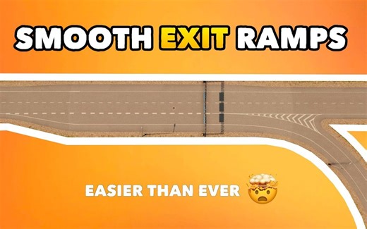 【天际线小课堂】如何结合MOD修建平滑高速出口匝道