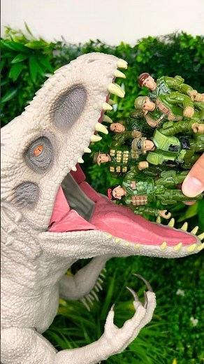 Indominus Rex Eats Soldiers #dinosaurs
