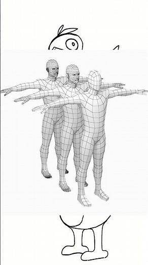 I Drew a SPLIT Evolution for Porygon! #pokemon #pokemonart