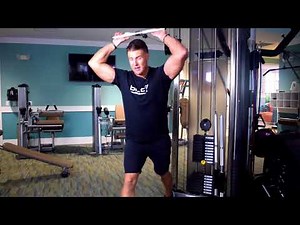 Metropolitan: Standing Cable Tricep Overhead Extension (Straight Bar Attachment)