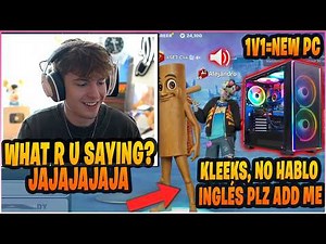 CLIX Makes THE NICEST SPANISH PRO Player CRY and FREAK OUT On STREAM After 1v1ing FOR A NEW PC!