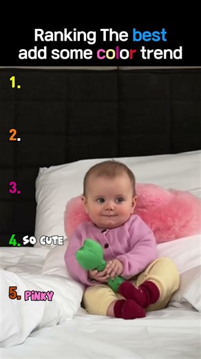 Ranking the best add some color trend