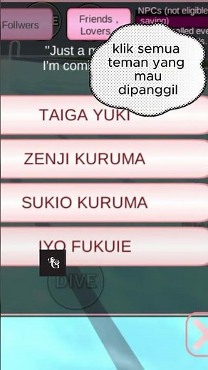 Tutorial: How to call friends in schoolar game #sakuraschoolsimulatordrama #sakura