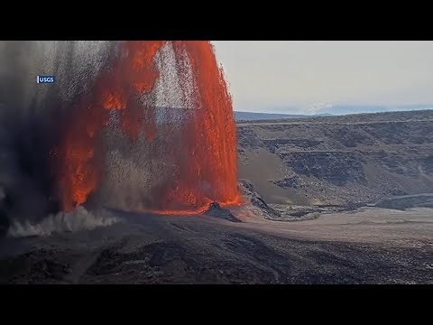 One year in, Kīlauea still roars with towering lava fountains