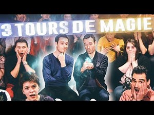 Découvrez 3 Tours de MAGIE avec Luc Langevin
