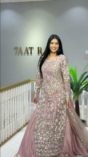 ARZ KIYA HAII🫠 AMAZING MOST BEAUTIFUL LILAC COLOR LONG KAMEEZ STYLE OUTFIT BY 7AATRANG🤧❤️ #fyp