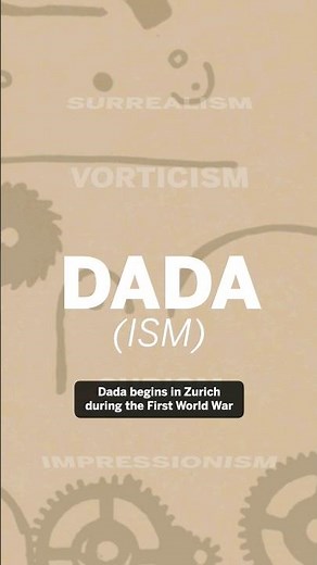 20th Century Art Movements Part 1: Dadaism #arthistory #art #dada #dadaism #sothebysinstutute