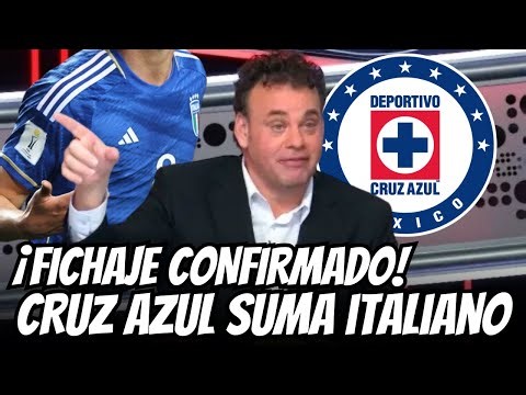 OFICIAL: CRUZ AZUL ficha JUGADOR ITALIANO y más REFUERZOS ya vienen en camino! noticias de cruz azul