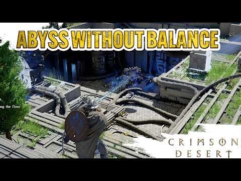 Crimson Desert - How to solve 'Abyss Without Balance' puzzle (Remove the wall blocking the floor)