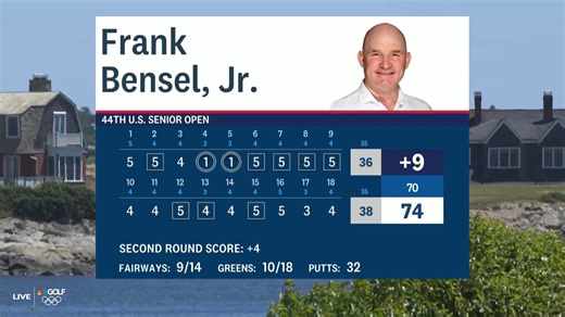 BACK-TO-BACK ACES?! 🤯🎯 Frank Bensel Jr. did THAT at the U.S. Senior Open. | Golf Channel