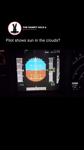 650K views · 14K reactions | Pilot shows sun in the clouds | The Rabbit Hole | Facebook