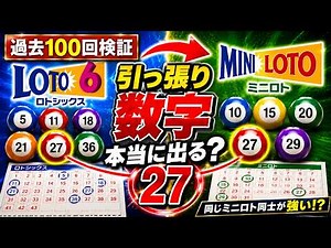 [100-Draw Analysis] Do Loto 6 Numbers Appear in the Next Day's Mini Loto? A Thorough Investigatio...