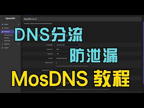 DNS分流、防泄漏 —— MosDNS教程