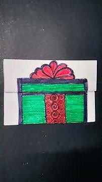 Stunning Christmas Card Tutorial - DIY Christmas Cards #shorts