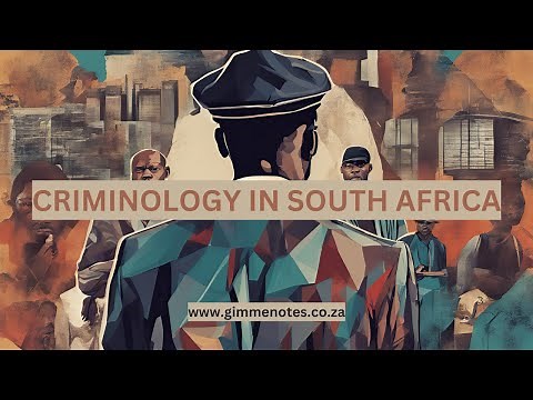 CMY1501 PODCAST - Introduction to Criminology: Understanding Crime and Justice