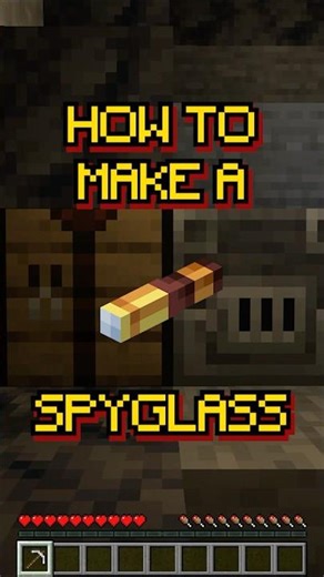 #shorts Minecraft: How to make a Spyglass