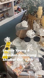 Wedding bells are ringing for Lauren Young and Brandon Gumarang 📞 806-423-1155 or come by for a beautiful gift off their registry. | Lacy Dry Goods