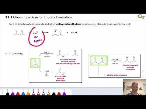 Generation and Reactions of Enolates
